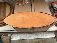 Houten presentatie borden (5x) - afbeelding 1 van  2