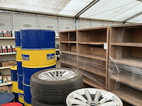 Houten presentatie rek (2x) - afbeelding 1 van  2