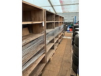 Houten presentatie rek (2x) - afbeelding 2 van  2