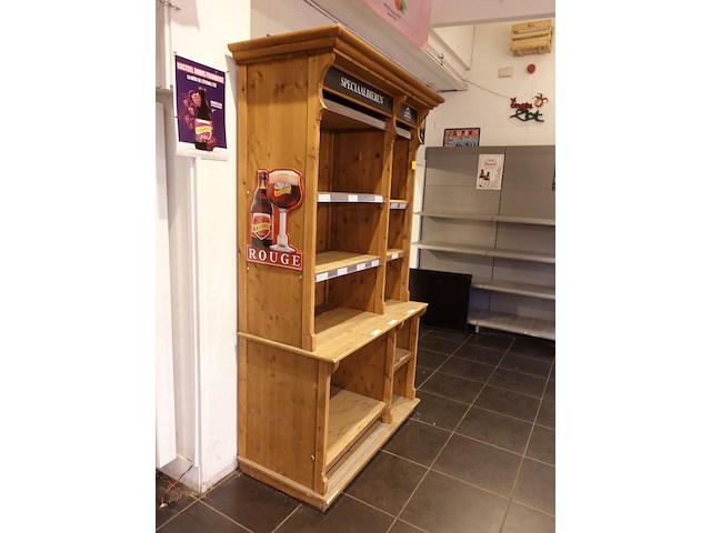 Houten presentatiekast - afbeelding 2 van  2