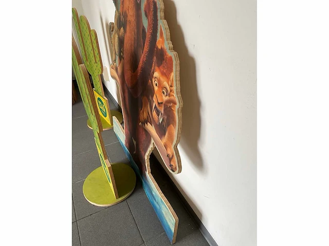 Houten reclamebord (3x) - afbeelding 3 van  3