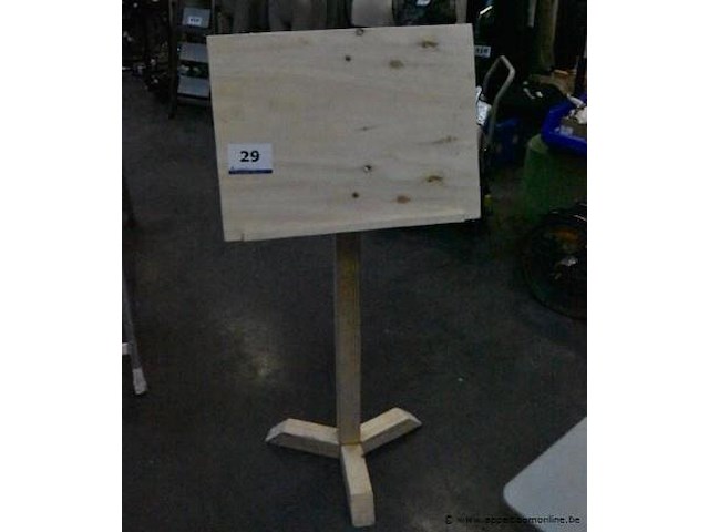 Houten reclamebord - afbeelding 1 van  1