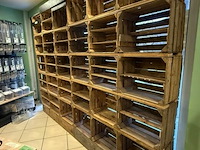 Houten rek l300 cm - afbeelding 3 van  3