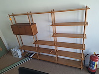 Houten rek + landkaart - afbeelding 2 van  3