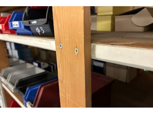 Houten rek - afbeelding 2 van  6