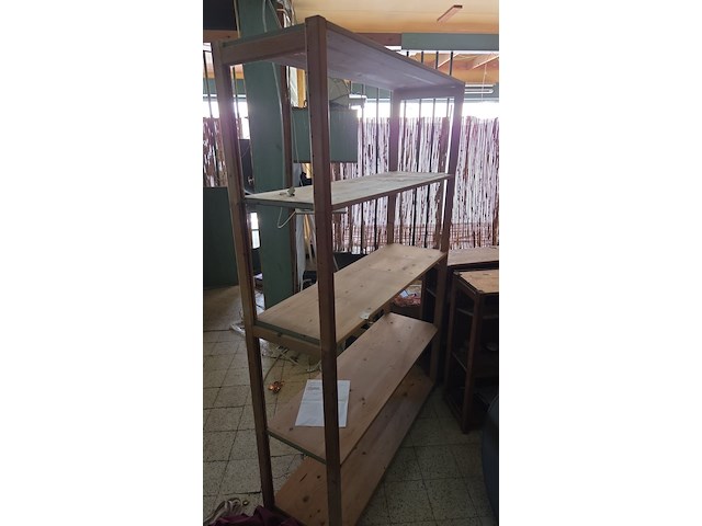 Houten rek - afbeelding 1 van  1