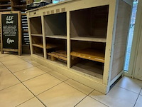 Houten rek/balie l190 cm