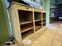 Houten rek/balie l190 cm - afbeelding 3 van  3