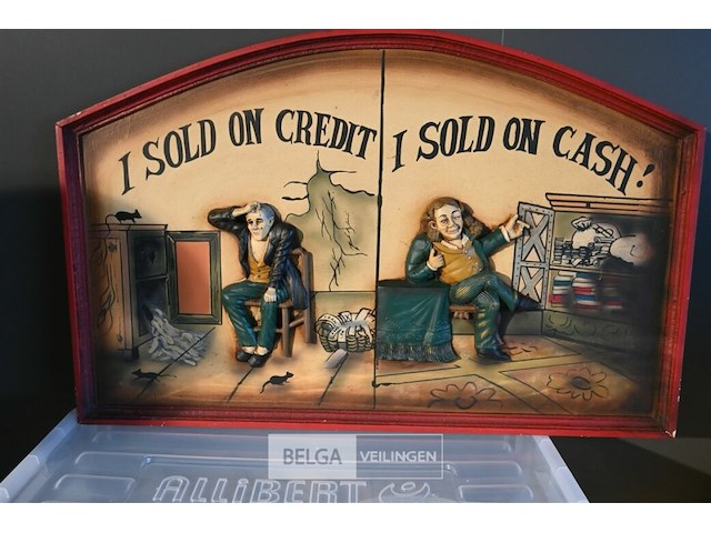 Houten reliëf beeld - afbeelding 1 van  3