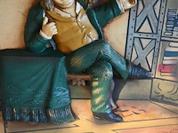 Houten reliëf beeld - afbeelding 3 van  3