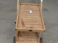 Houten rolserveerwagentje bois le duc - afbeelding 4 van  7