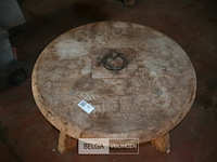 Houten ronde salontafel - afbeelding 3 van  5