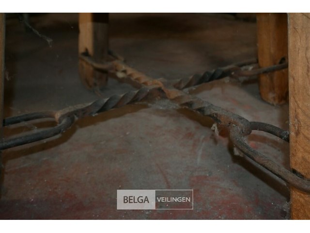 Houten ronde salontafel - afbeelding 5 van  5