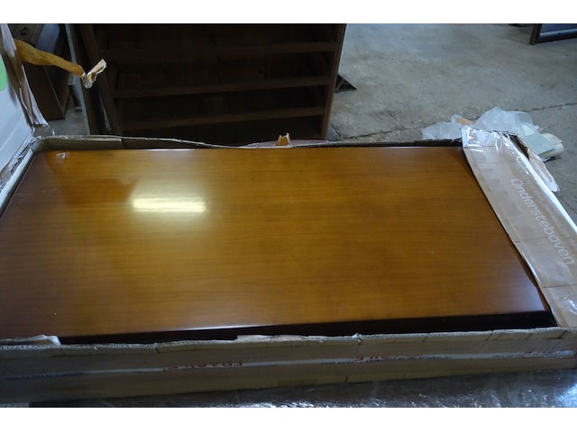 Houten ronde tafel + verlengstukken - afbeelding 2 van  3