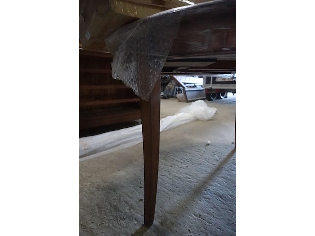 Houten ronde tafel + verlengstukken - afbeelding 3 van  3