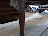 Houten ronde tafel + verlengstukken - afbeelding 3 van  3