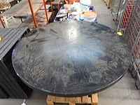 Houten ronde tafel - afbeelding 4 van  4