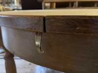 Houten ronde uitschuifbare tafel ø115 x h115 cm - afbeelding 3 van  3