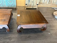 Houten salontafel (2x) - afbeelding 1 van  5