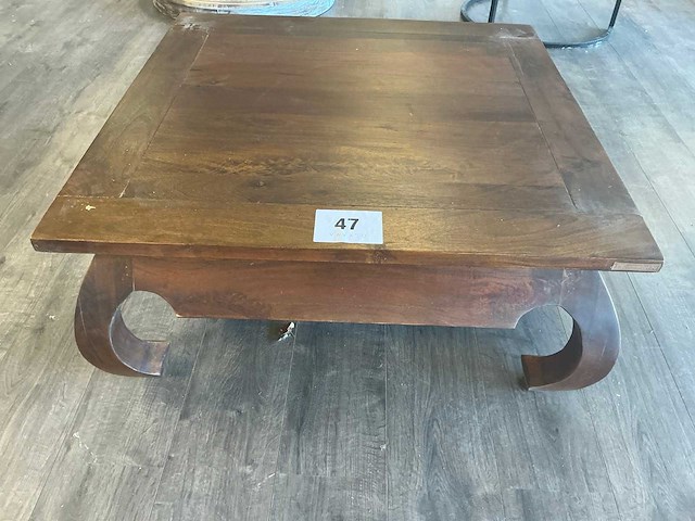 Houten salontafel (2x) - afbeelding 2 van  5