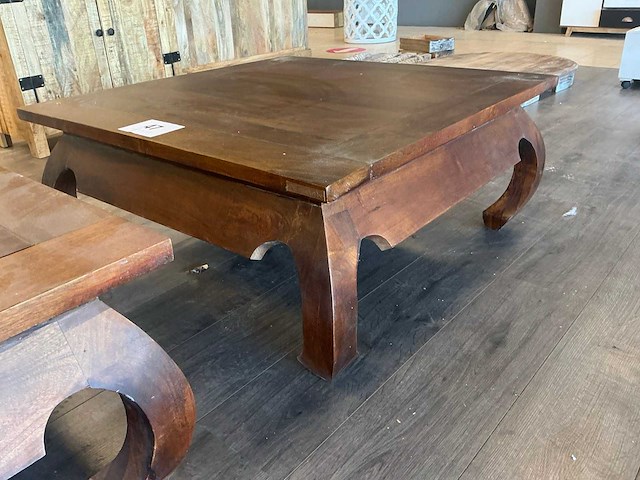 Houten salontafel (2x) - afbeelding 4 van  5