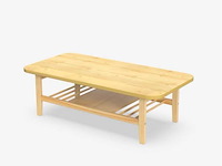 Houten salontafel met een luchtig ontwerp - afbeelding 1 van  8