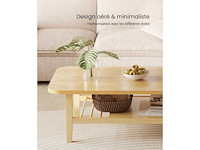 Houten salontafel met een luchtig ontwerp - afbeelding 3 van  8