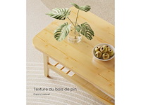 Houten salontafel met een luchtig ontwerp - afbeelding 4 van  8