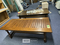 Houten salontafel - afbeelding 1 van  3