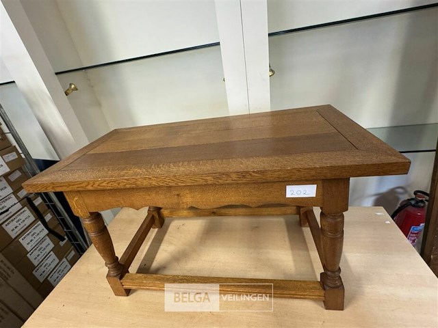 Houten salontafel - afbeelding 1 van  3