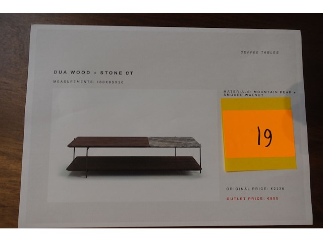 Houten salontafel - afbeelding 4 van  4