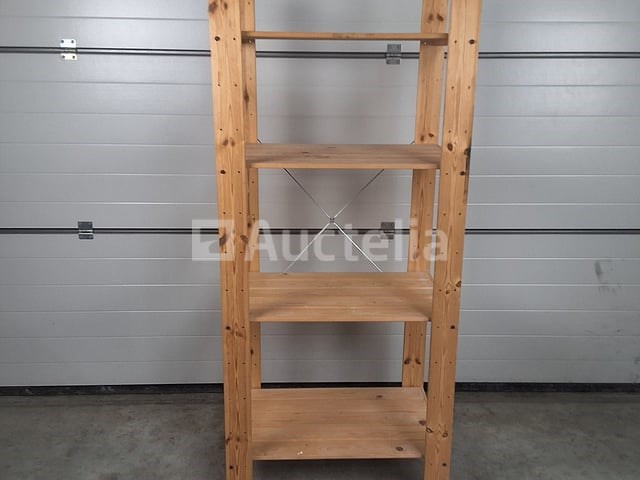 Houten schap met 4schappen (nr 258) - afbeelding 1 van  3