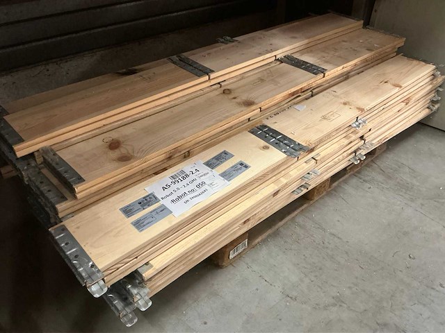 Houten scharnierende palletopzetrand (20x) - afbeelding 2 van  2