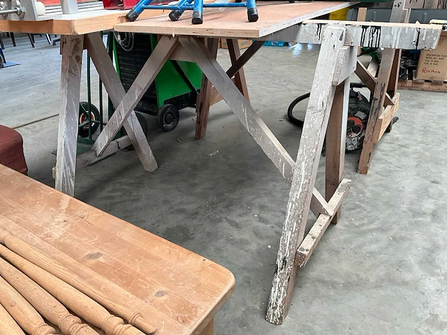 Houten schraag (10x) - afbeelding 2 van  7