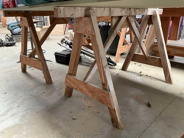 Houten schraag (10x) - afbeelding 5 van  7