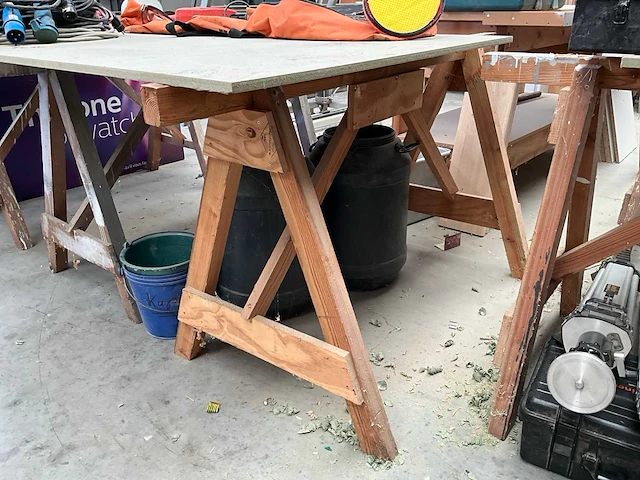 Houten schraag (10x) - afbeelding 6 van  7