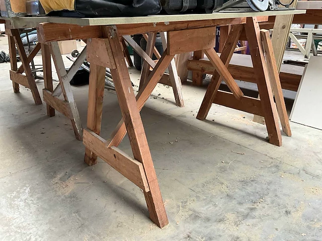 Houten schraag (10x) - afbeelding 4 van  7