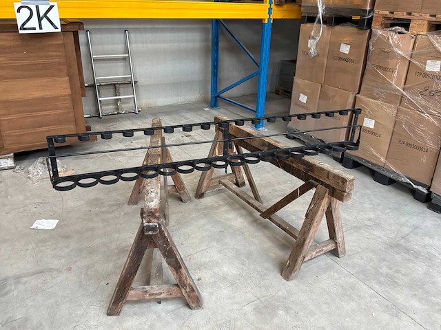 Houten schraag (2x) - afbeelding 3 van  4