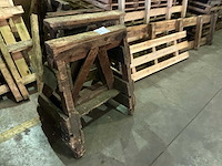 Houten schragen (4x) - afbeelding 2 van  3