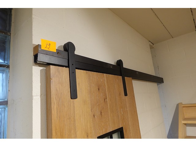 Houten schuifdeur showroom model - afbeelding 4 van  4