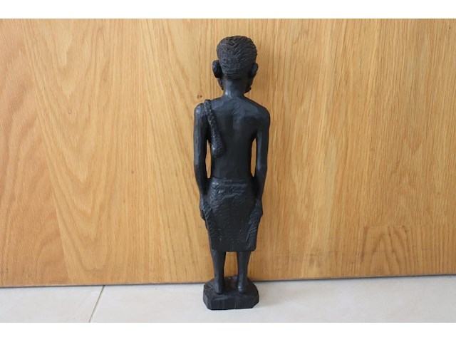 Houten sculptuur afrikaans figuur - afbeelding 2 van  5
