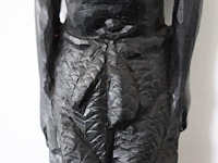 Houten sculptuur afrikaans figuur - afbeelding 5 van  5