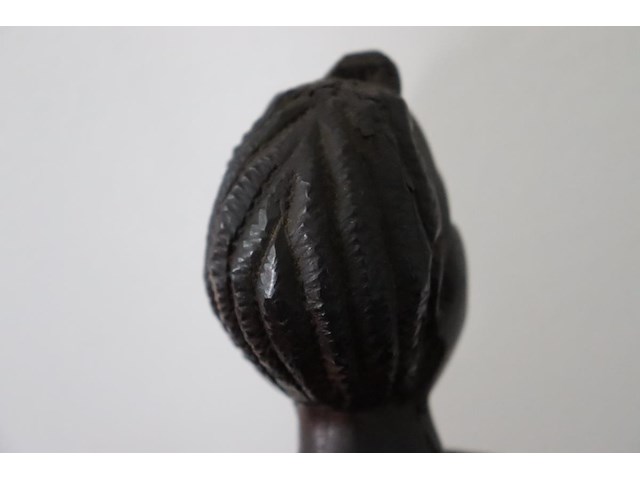 Houten sculptuur afrikaans figuur - afbeelding 4 van  5