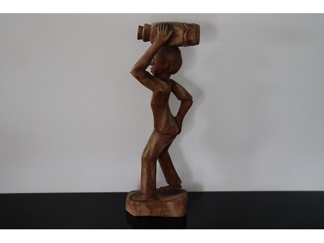 Houten sculptuur figuur - afbeelding 3 van  7