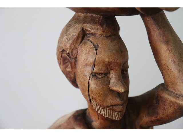 Houten sculptuur figuur - afbeelding 5 van  7