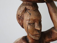 Houten sculptuur figuur - afbeelding 5 van  7