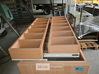 Houten sorteerkast op wielen - afbeelding 3 van  5