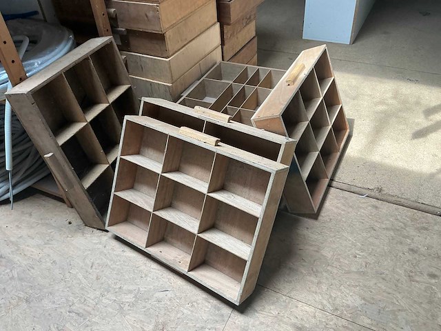 Houten sorteerlades (37x) - afbeelding 2 van  6