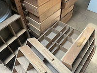 Houten sorteerlades (37x) - afbeelding 3 van  6