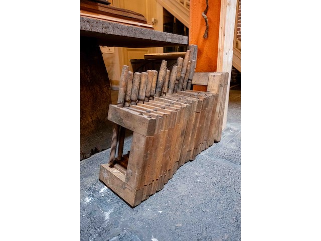 Houten spanvijzen 17 stuks - afbeelding 3 van  4